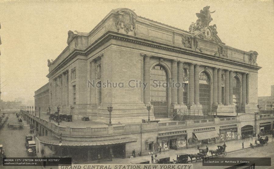 Postcard: Grand Central Station, New York City